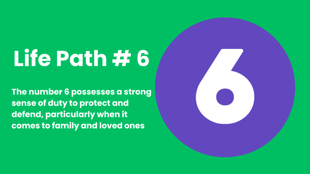 Number 6, Life Path 6, Numerology