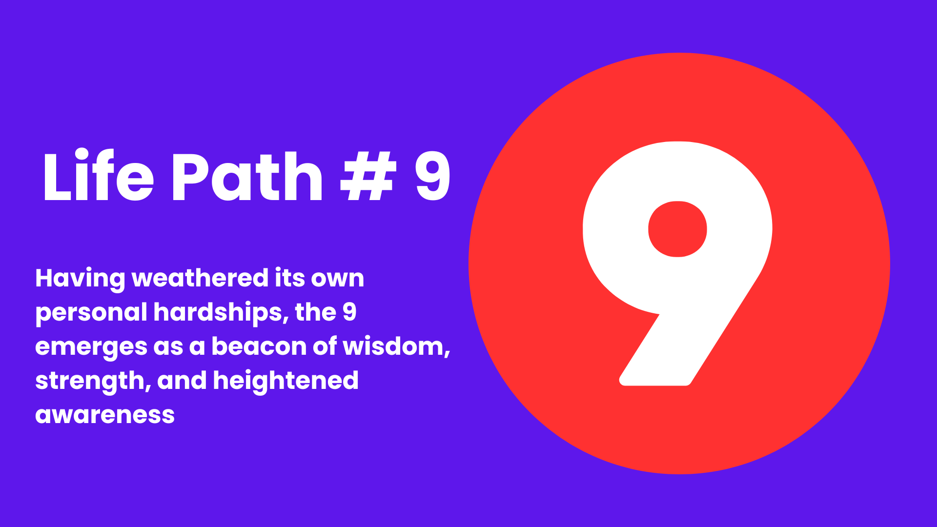 Number 9, Life Path 9, Numerology