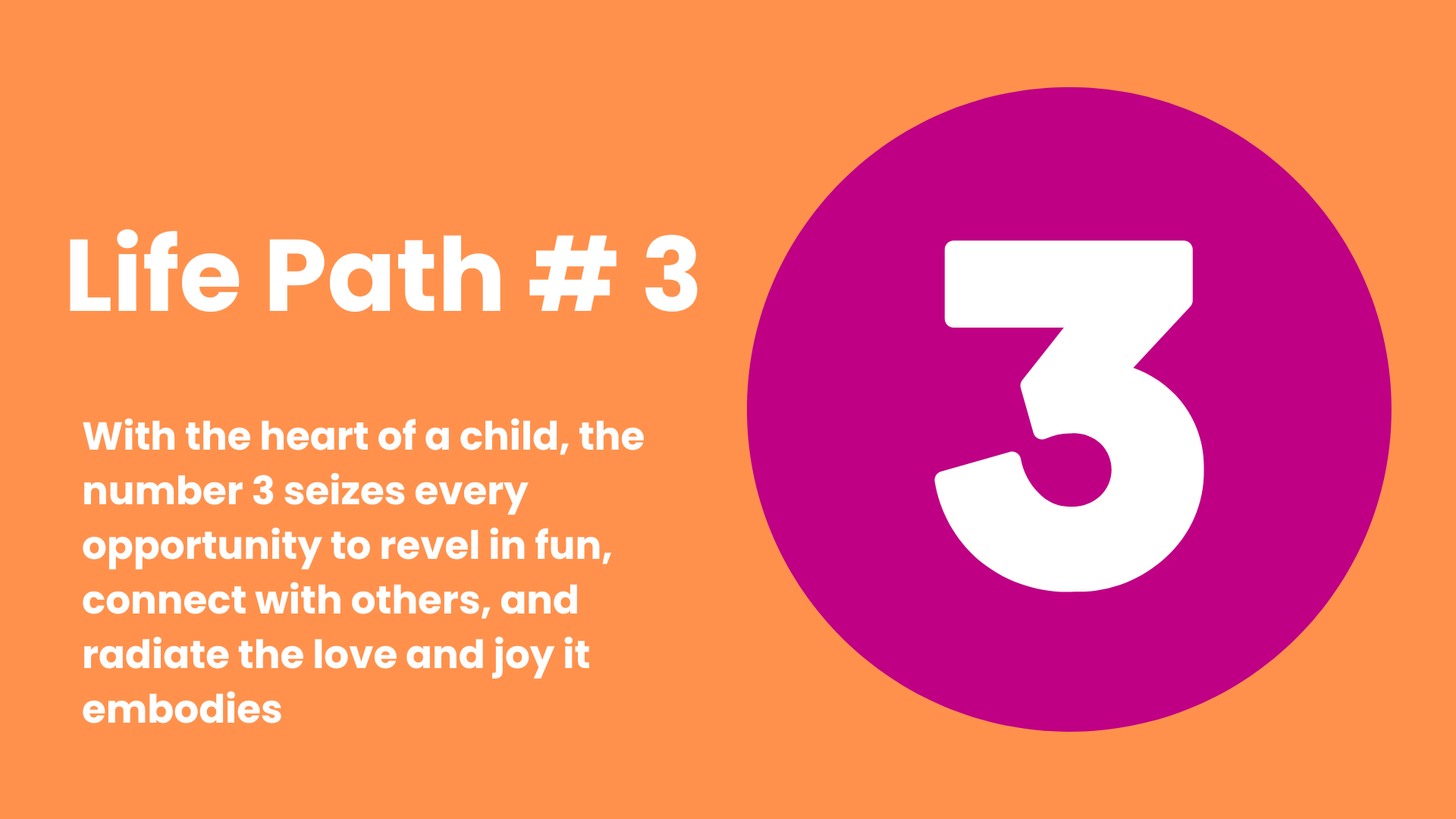 Number 3, Life Path 3, Numerology